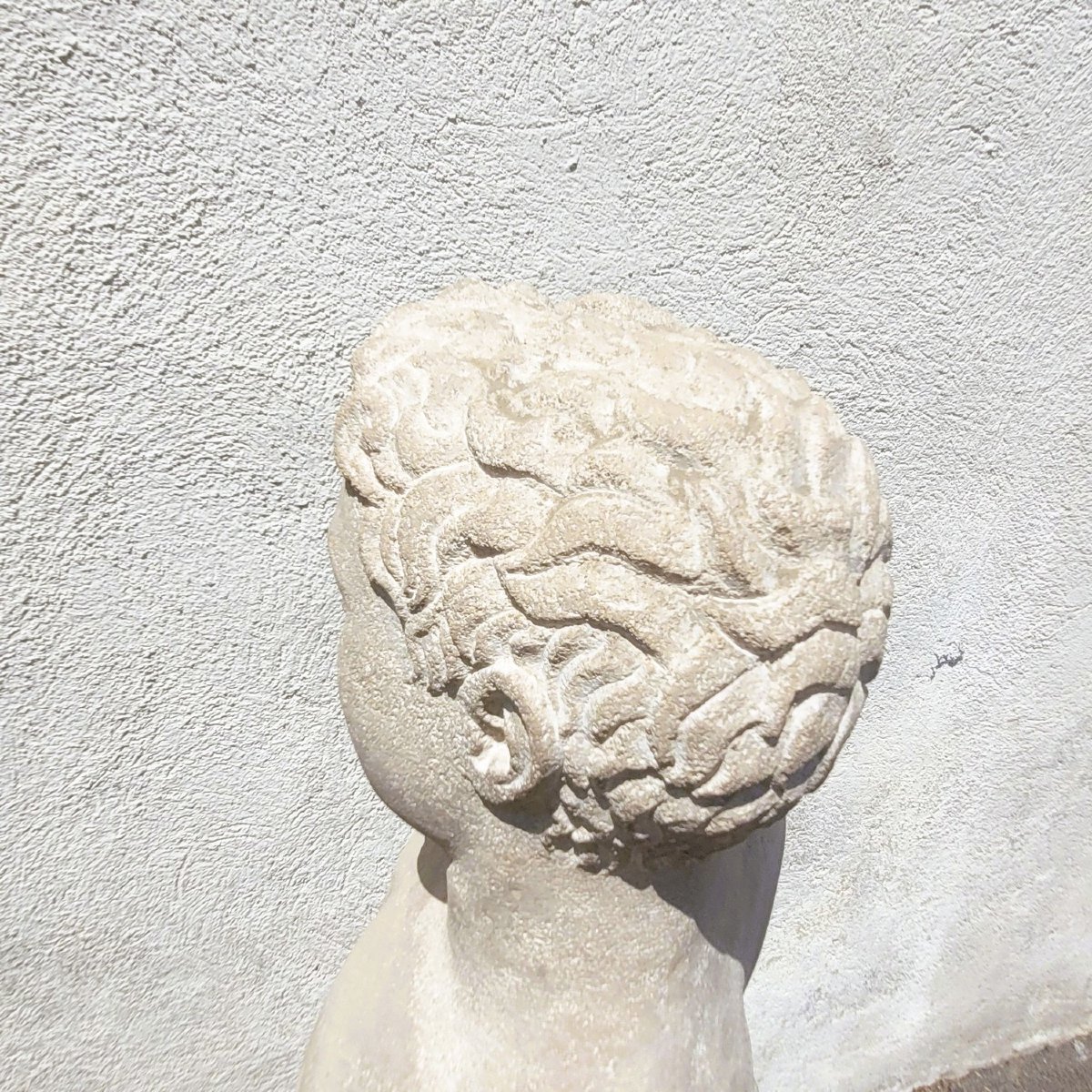André Deluol, Homme debout, Sculpture en pierre, XXème siècle-photo-5