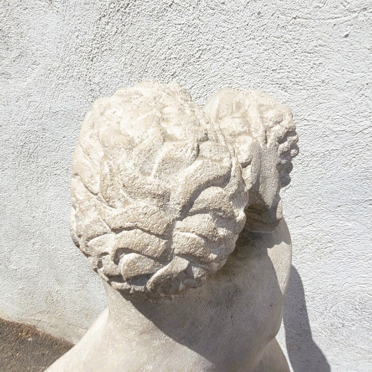 André Deluol, Homme debout, Sculpture en pierre, XXème siècle-photo-6