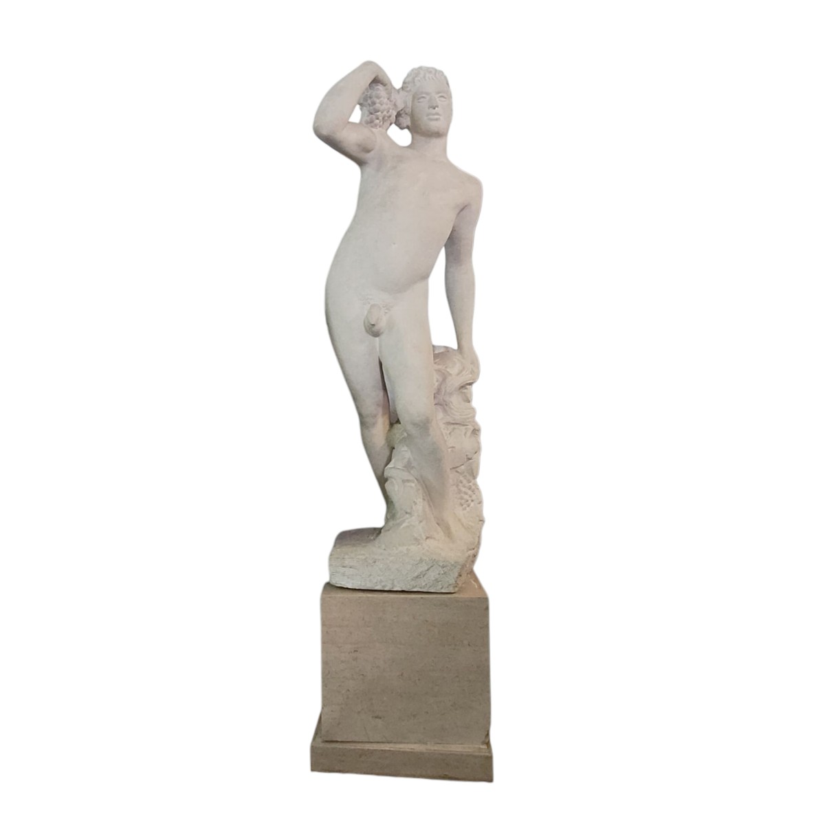 André Deluol, Homme debout, Sculpture en pierre, XXème siècle
