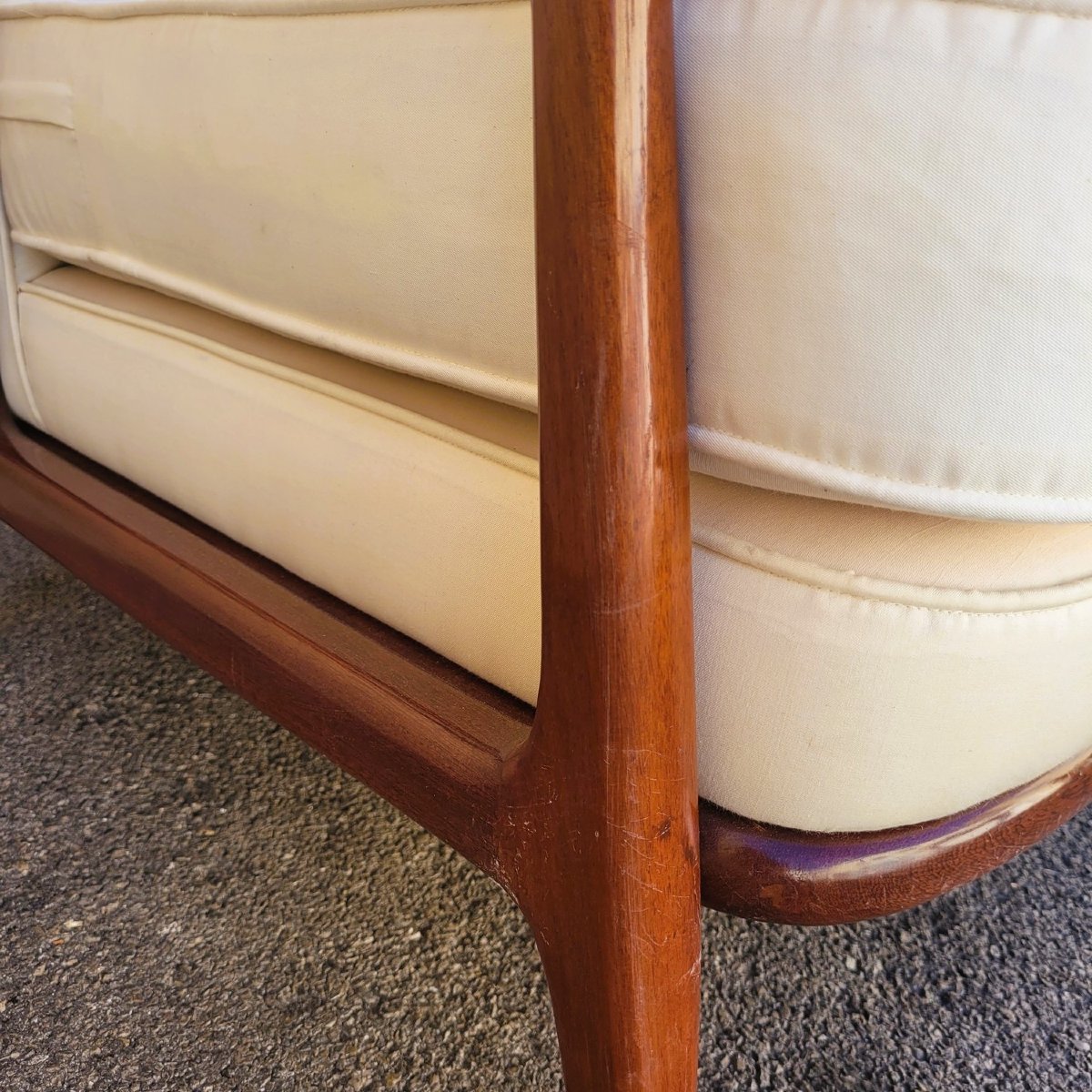 Pair Of Armchairs In The Style Of G Scapinelli, Late 20th Century-photo-7