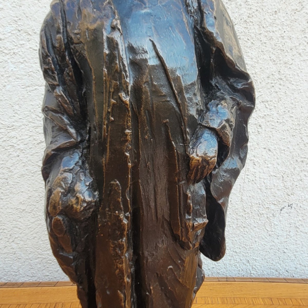 E A Leroy, Camerounais, sculpture orientaliste en bronze, début XXème siècle-photo-1