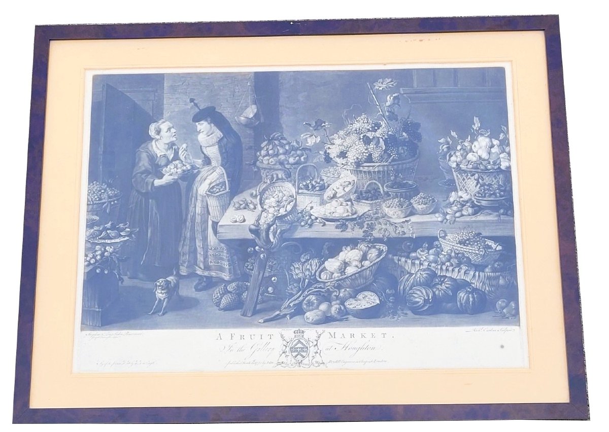 After F Snyders, Suite Of 5 Engravings On The "markets" -photo-1