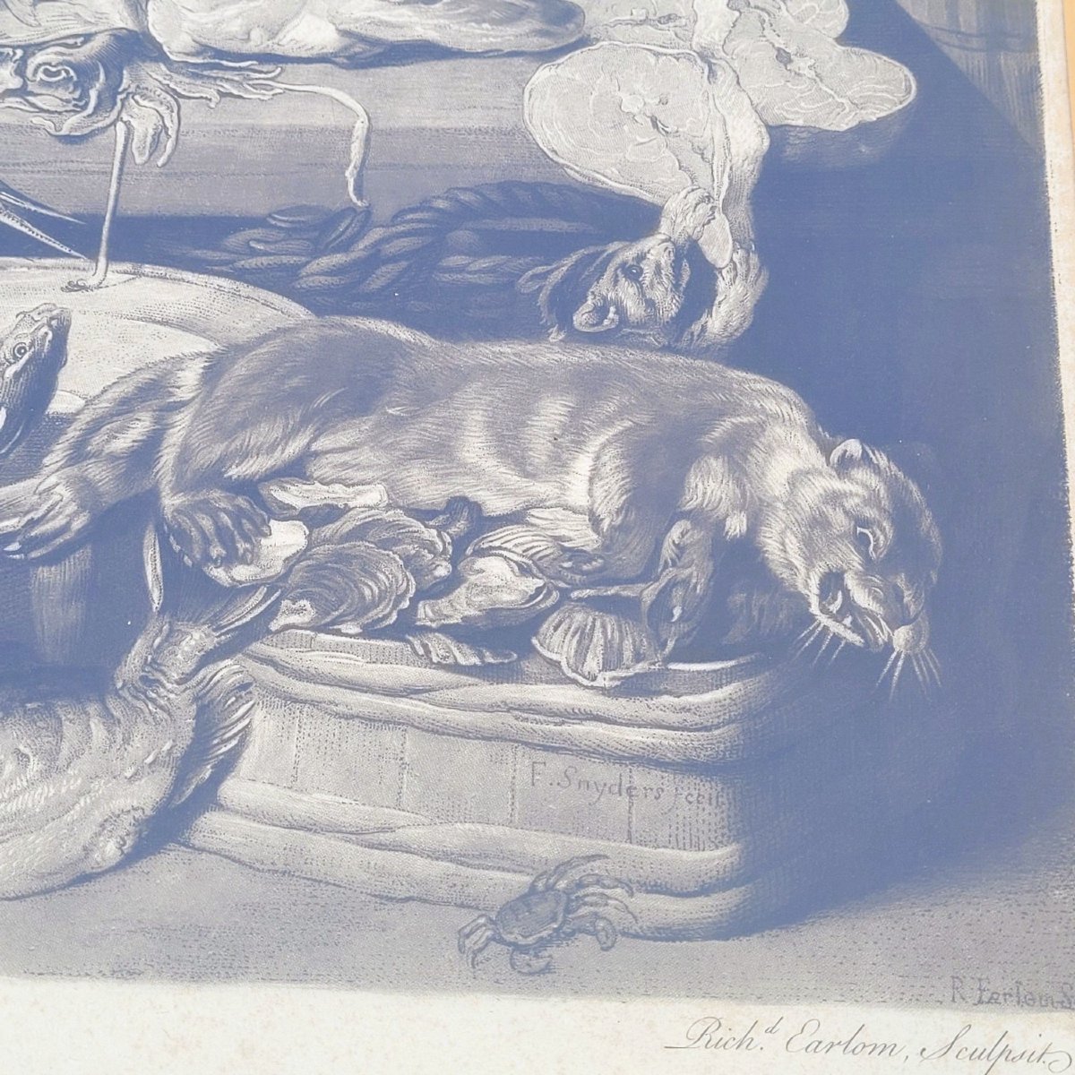 After F Snyders, Suite Of 5 Engravings On The "markets" -photo-5