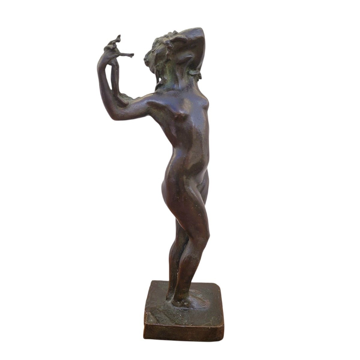 U Rusconi, Medusa, bronze signé, fin XIXème début XXème siècle