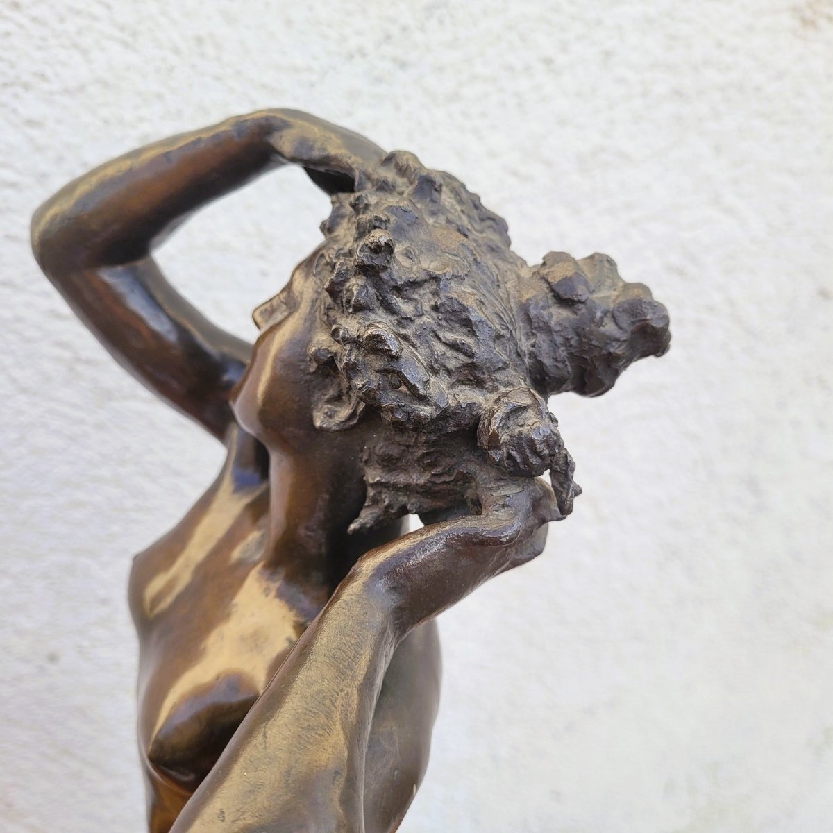 Bronze Sculpture, Nude Woman, Circa 1900-photo-4