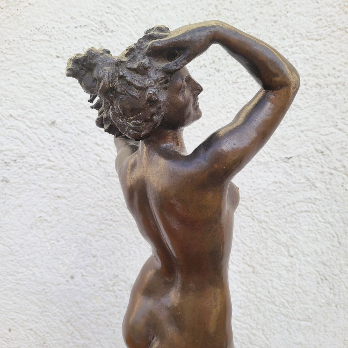 Bronze Sculpture, Nude Woman, Circa 1900-photo-7