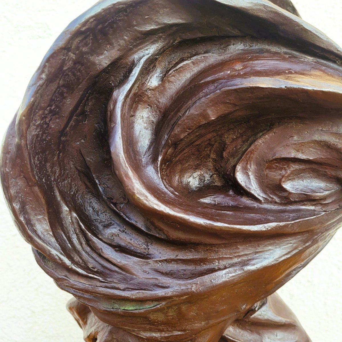 A Miniati, guerrier arabe, bronze orientaliste signé, début XXème siècle-photo-4