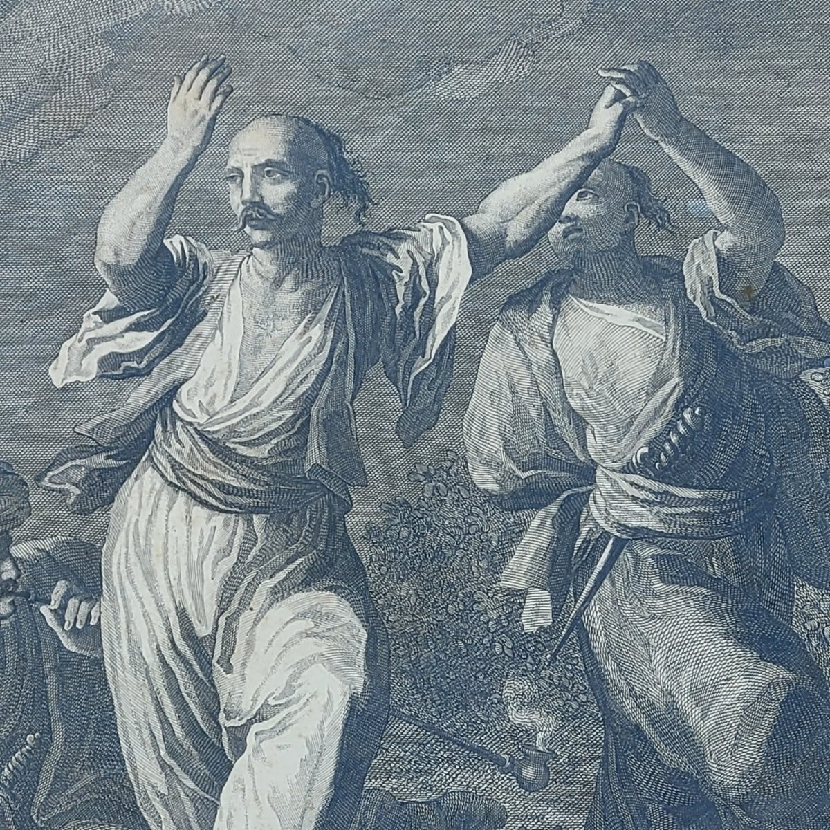 Ap Maggiotto, paire de gravure illustrant Zaïre, XIXème siècle-photo-4