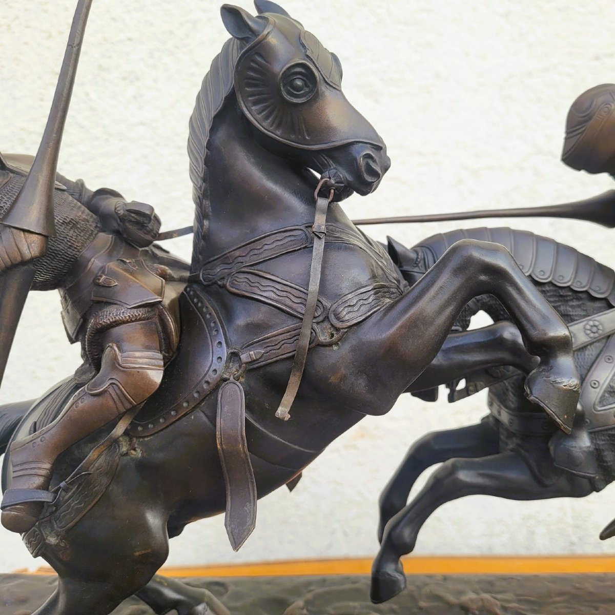 Model Of Nieuwerkerke, Battle Of The Duke Of Clarence, Bronze, Late 19th Century-photo-3