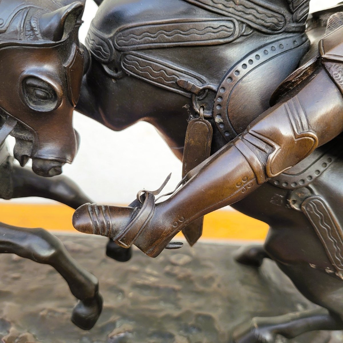 Model Of Nieuwerkerke, Battle Of The Duke Of Clarence, Bronze, Late 19th Century-photo-7