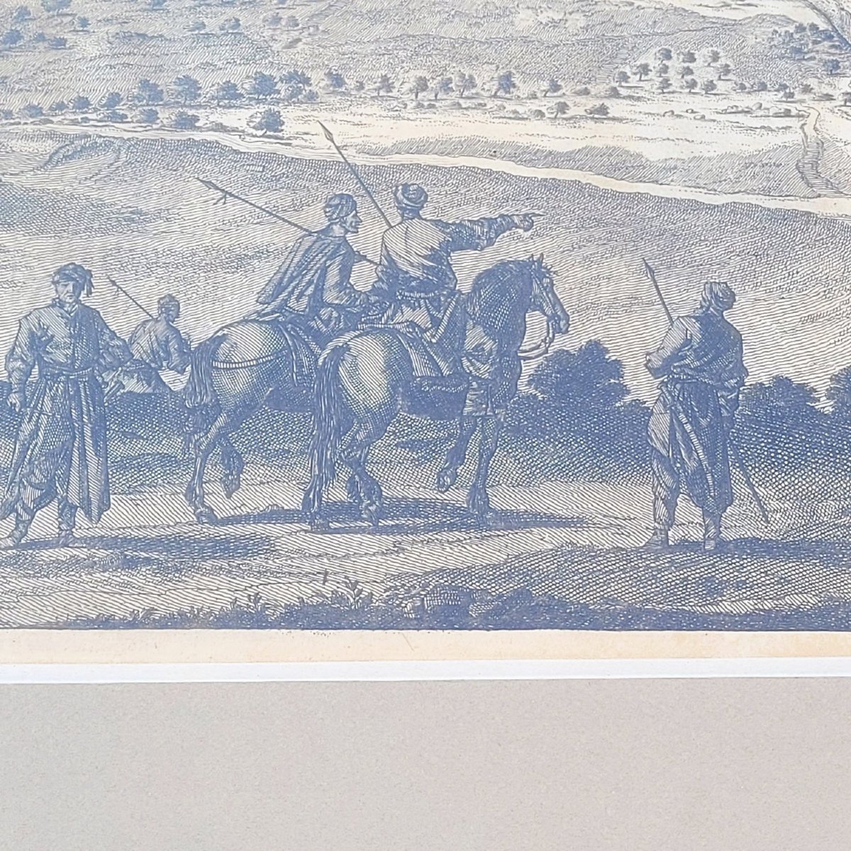 Vues panoramiques de Jérusalem en Scio, Gravures encadrées, XIXème siècle-photo-4