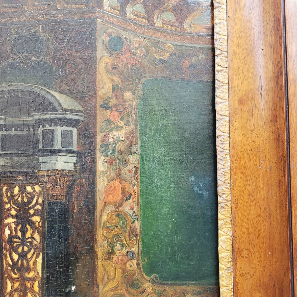 Reading, Interior Scene, Framed Hst, 19th Century-photo-4