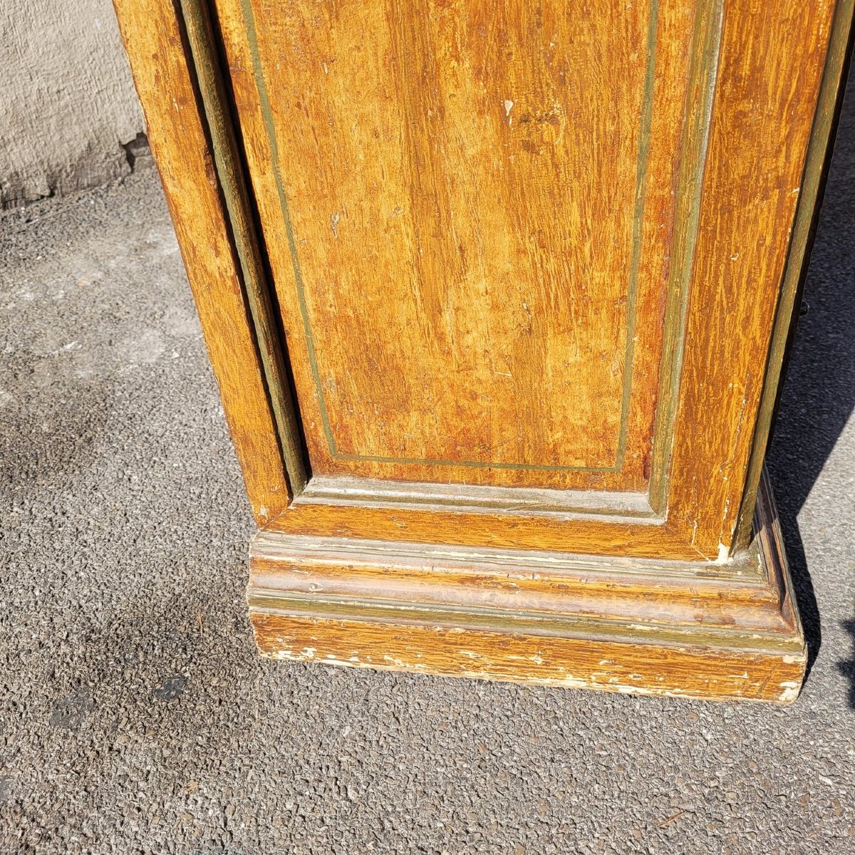 Painted Two-door Sideboard, Italy, 19th Century-photo-4