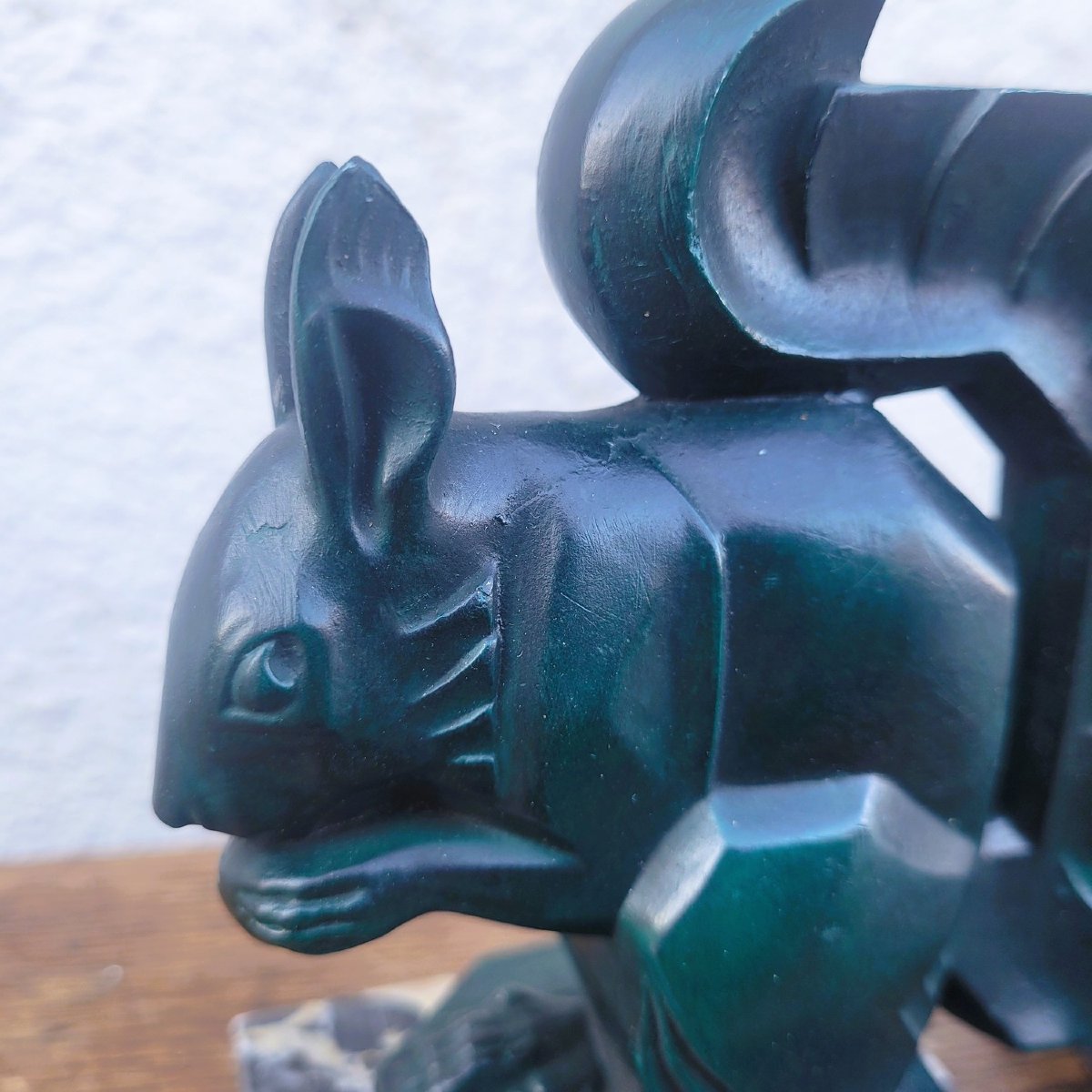 Serre-livres écureuils, Max le Verrier, Art déco, XXème siècle-photo-5