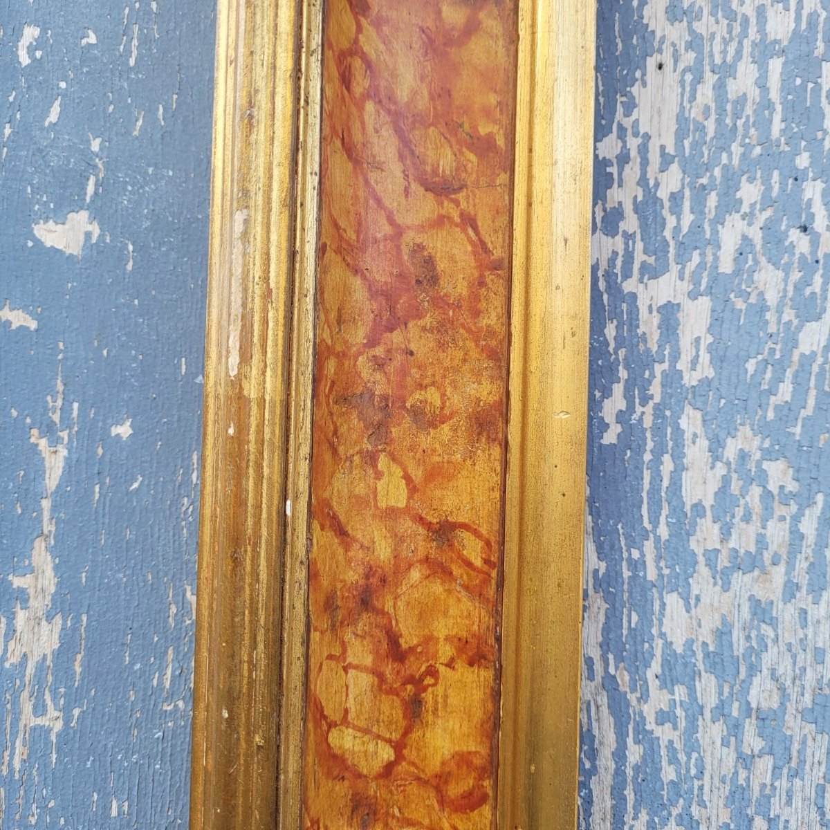 Lacquered Wooden Frame In The Style Of The 17th Century, Italy, Late 19th/early 20th Century-photo-4