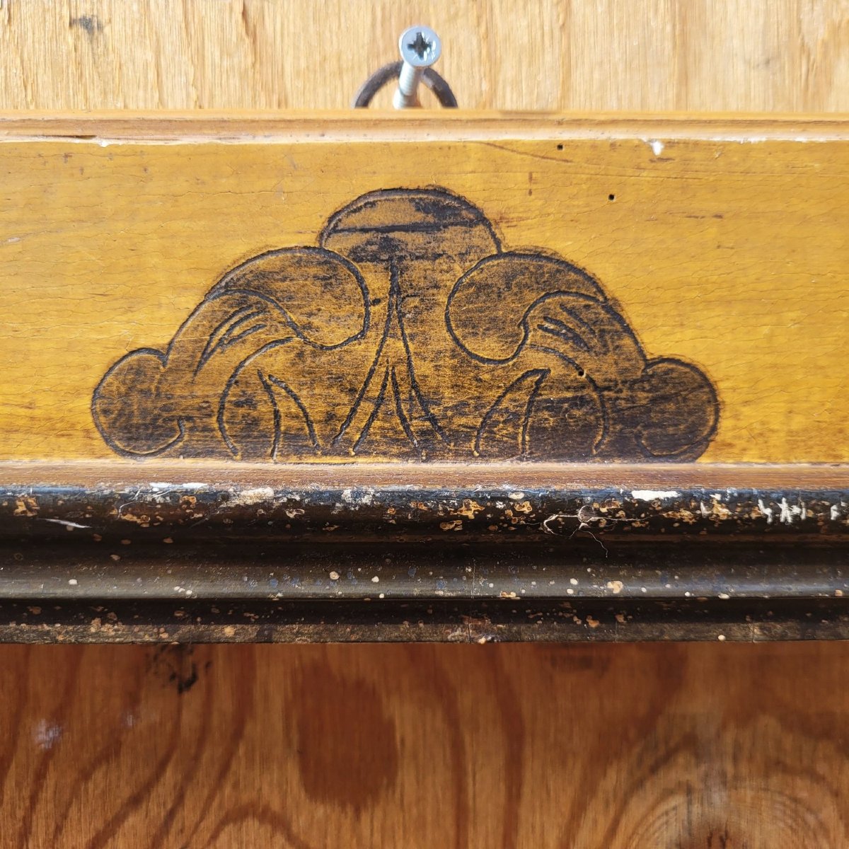 Lacquered Wooden Frame In The Style Of The 17th Century, Italy, Late 19th/early 20th Century-photo-1