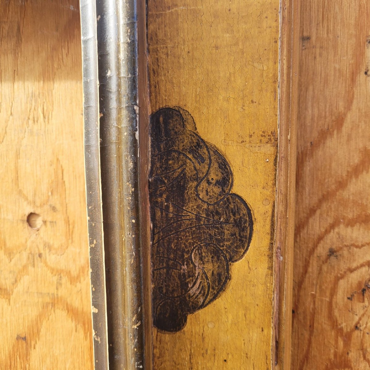 Lacquered Wooden Frame In The Style Of The 17th Century, Italy, Late 19th/early 20th Century-photo-4