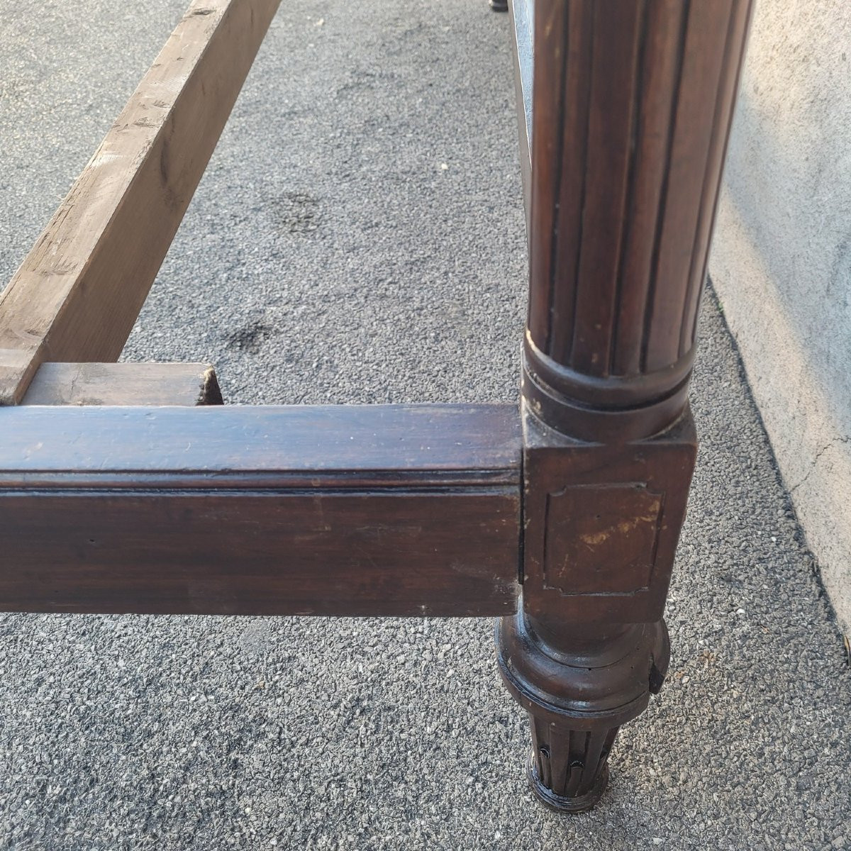 Large Walnut Bed, Early 19th Century-photo-6