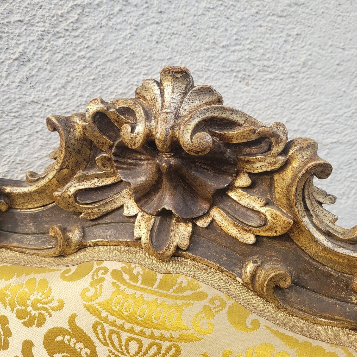 Gilded Wooden Throne In Mecca, Italy, 18th Century-photo-2