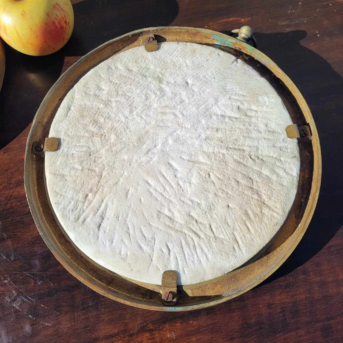 Two Framed Sculpted Marble Profiles, Early 19th Century-photo-7
