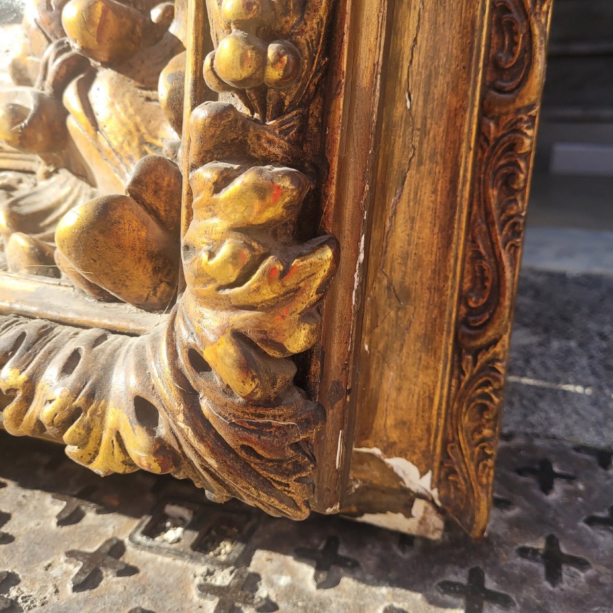 Spectaculaire Tableau, 193x243cm, paysage animé, XVIIème siècle-photo-1