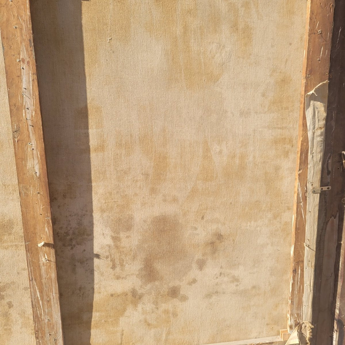 Spectaculaire Tableau, 193x243cm, paysage animé, XVIIème siècle-photo-8