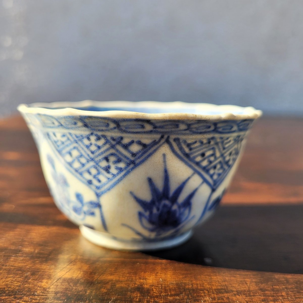 Ca Mau Binh Thuan, Suite de 8 bols en porcelaine, début XVIIIème siècle-photo-4