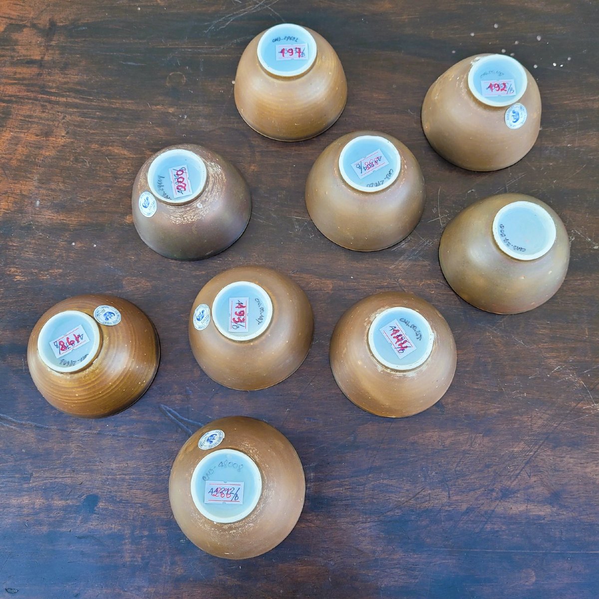 Ca Mau Binh Thuan, Suite de 8 bols en porcelaine, début XVIIIème siècle-photo-4