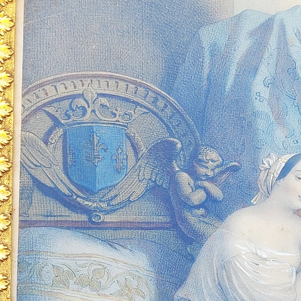 Les Amours de François 1er, gravures colorées, XIXème siècle-photo-2