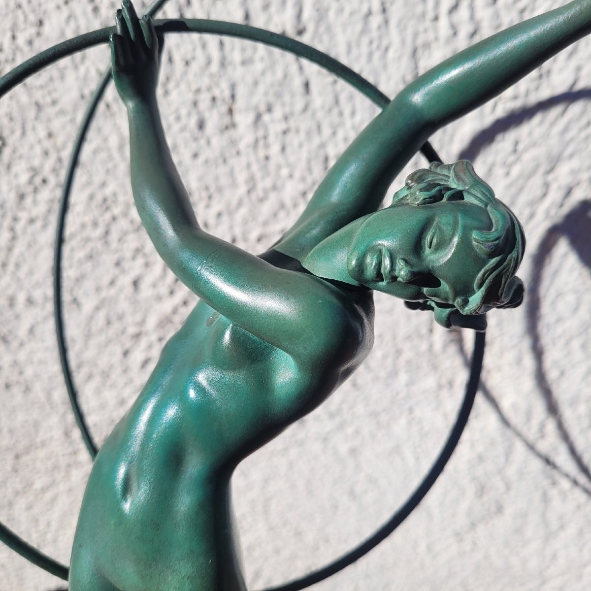 Illusion, Sculpture After Fayral - Max Le Verrier, Art Deco, 20th Century-photo-2