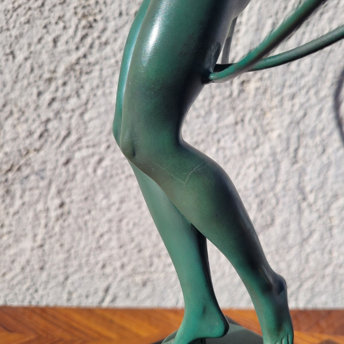 Illusion, Sculpture After Fayral - Max Le Verrier, Art Deco, 20th Century-photo-7