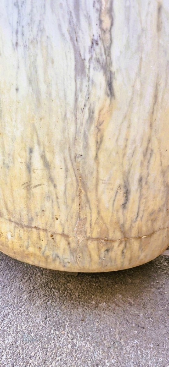 Marble Bathtub With Rings, 19th Century-photo-1