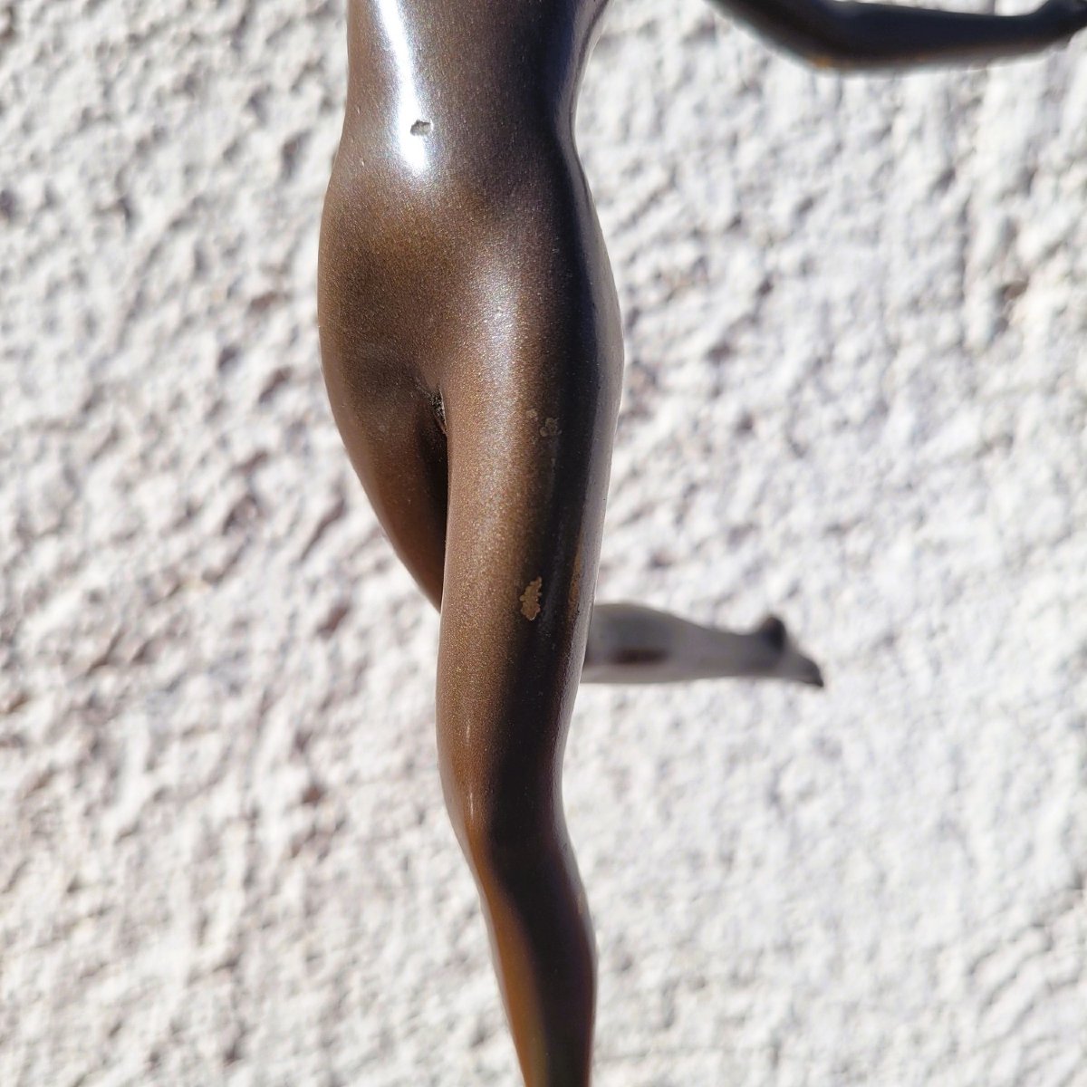 Lorenzl, danseuse en bronze, signée, Art déco, XXème siècle-photo-1