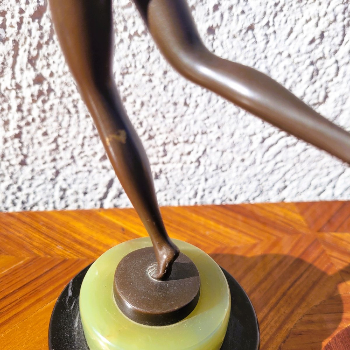 Lorenzl, danseuse en bronze, signée, Art déco, XXème siècle-photo-3