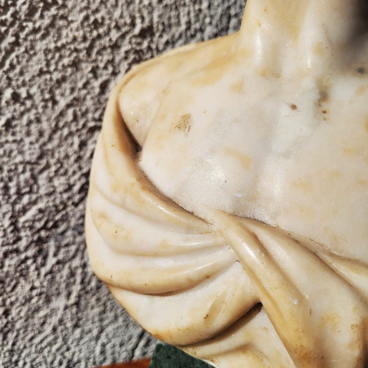17th-century Marble Bust-photo-3
