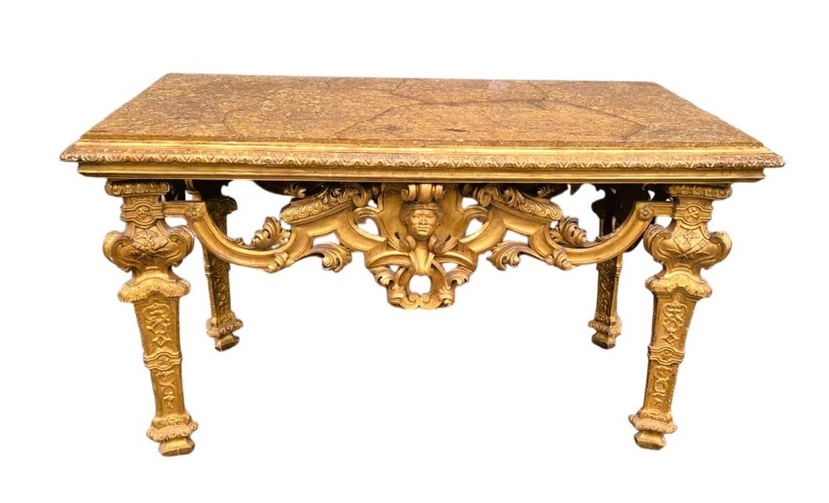 Large Center Table, L158cm, Piedmont, Louis XIV Period