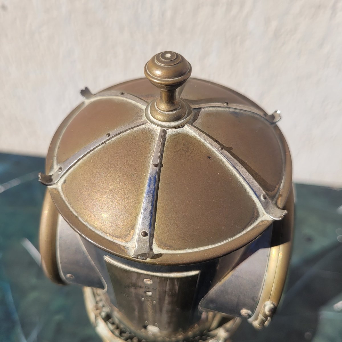 Bronze Lighthouse Clock, Italy, Late 19th–early 20th Century-photo-2