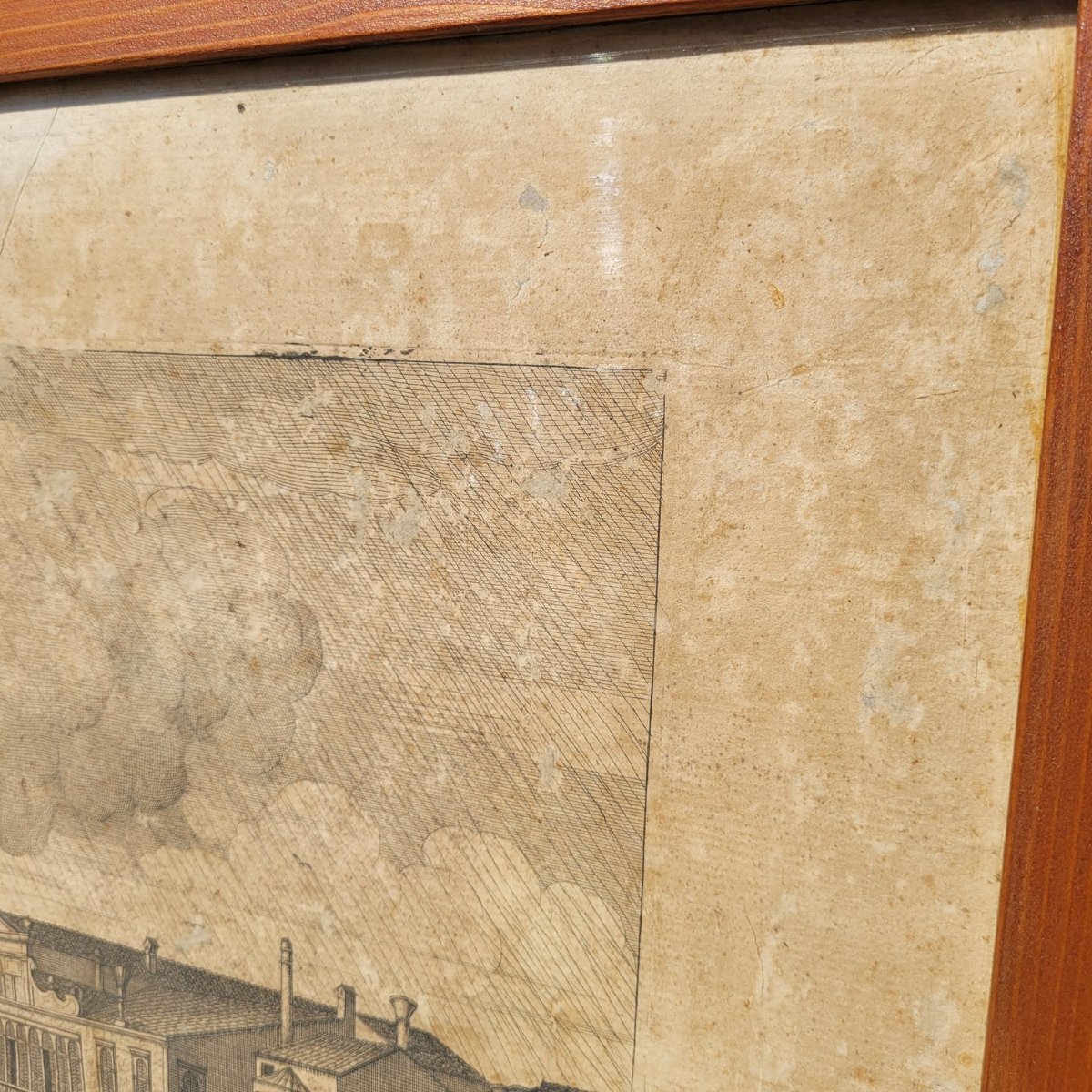 Vues de Venise, suite de 6 gravures encadrées, époque XVIII/XIXème siècle-photo-5