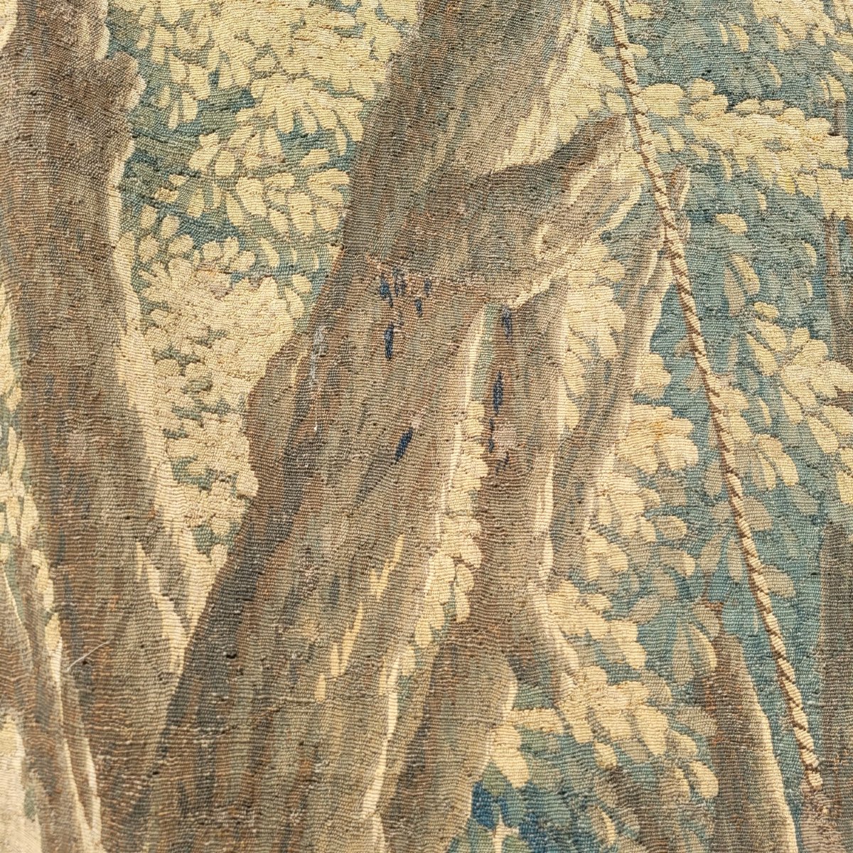 "the Swing," 274x208cm, A Large Wool Tapestry, Likely From Aubusson, 18th Century-photo-3