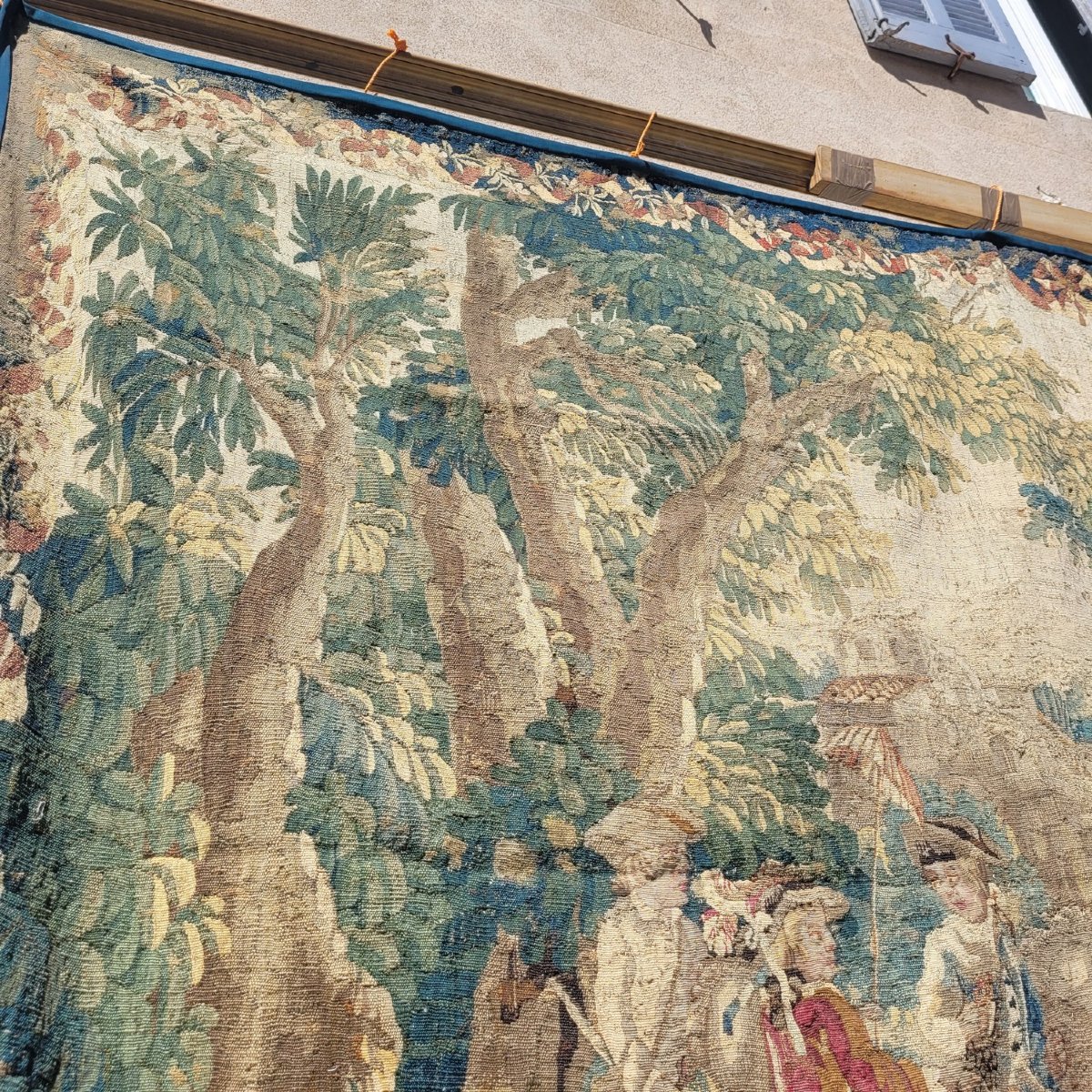 Courtly Procession, 246x368 Cm, Wool Tapestry, Late 17th–early 18th Century-photo-2