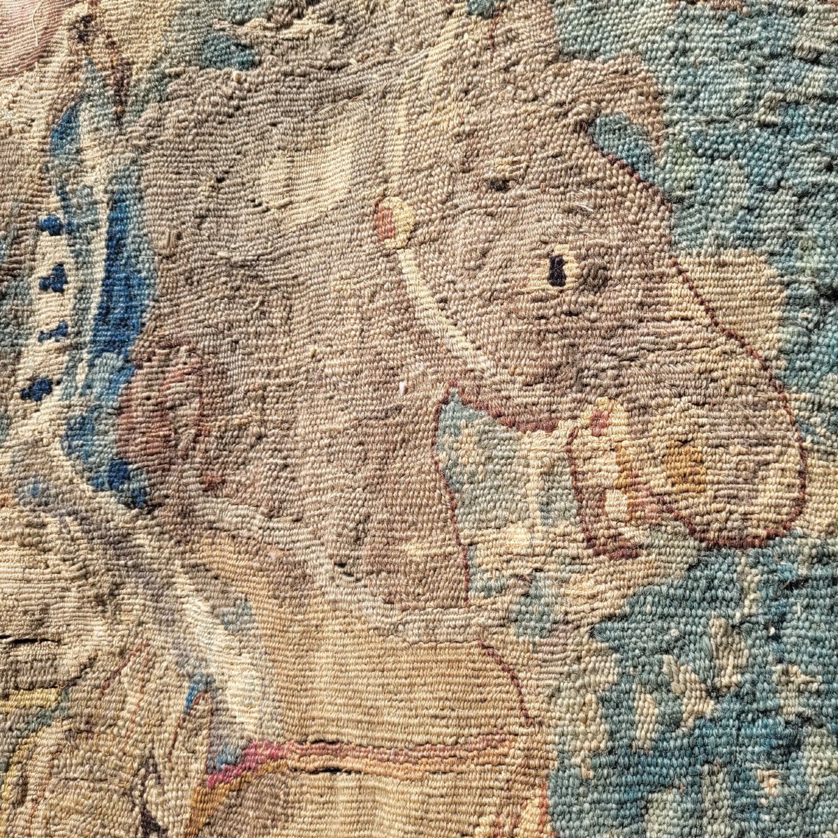 Courtly Procession, 246x368 Cm, Wool Tapestry, Late 17th–early 18th Century-photo-7