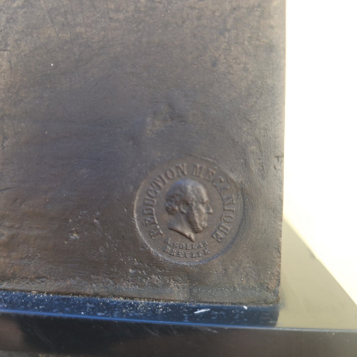 Esculape, Buste en bronze, H39cm, Collas fondeurs, Grand Tour, XIXème siècle-photo-6