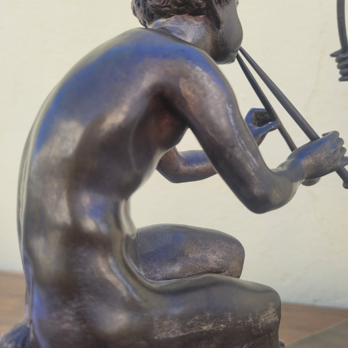 Jd Guirande, Dancer With A Thyrsus, H62.5 Cm, Art Deco Bronze, 20th Century-photo-6