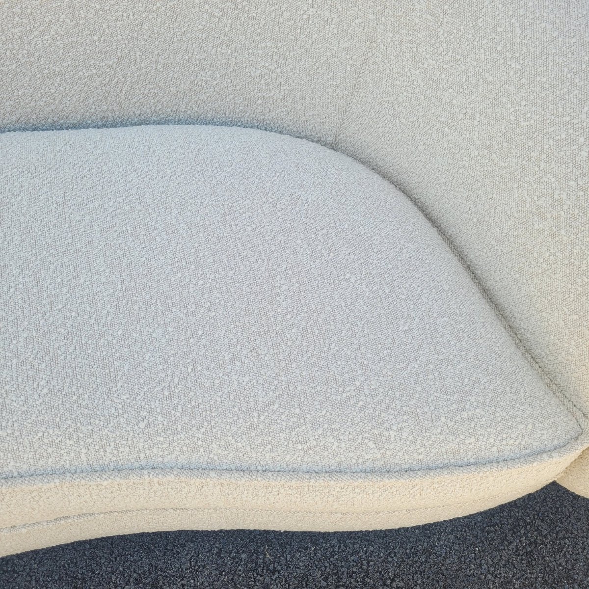 In The Style Of J. Royère, A Polar Bear-style Sofa-photo-6