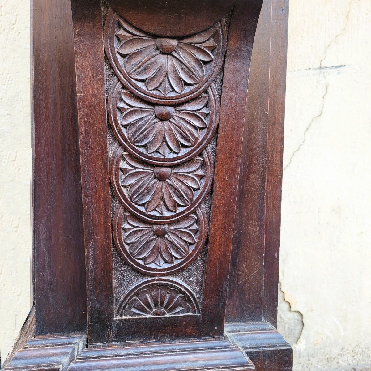 Importante Cheminée H330cm, en noyer, style Renaissance, XIXème siècle-photo-6