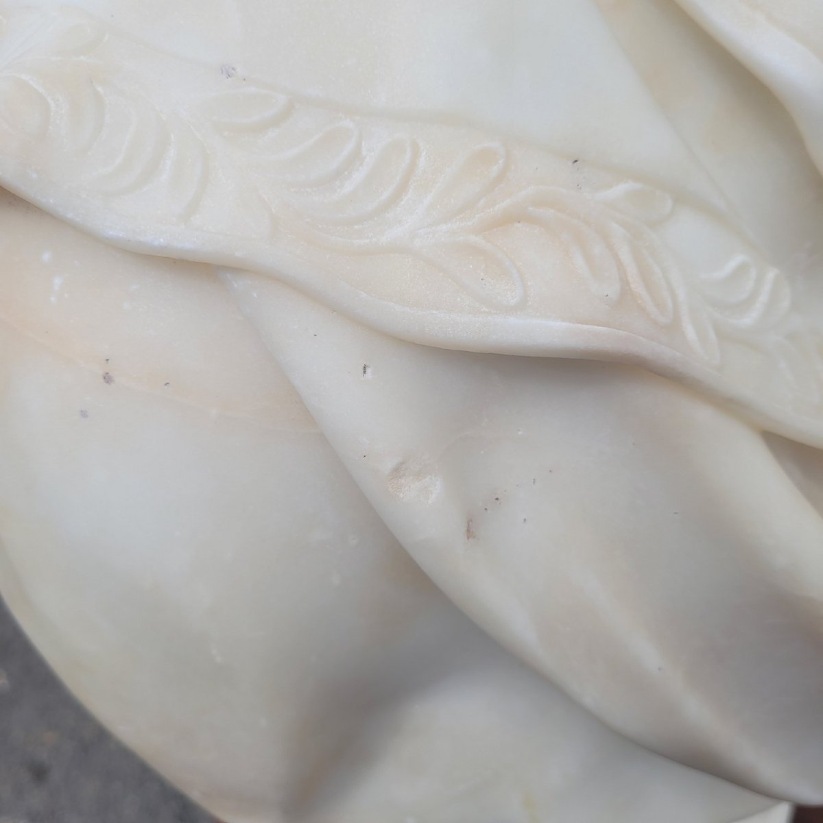 Shakespeare, Buste H70m,  marbre blanc, XIXème siècle-photo-6