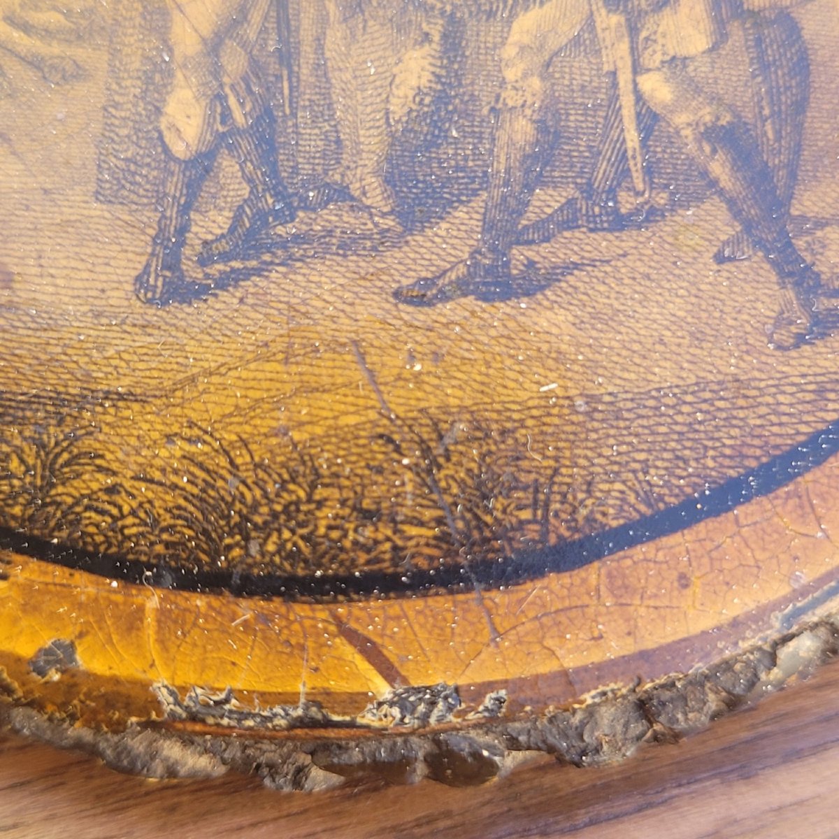 Boite en papier mâché, Napoléon 1er au camp militaire, XIXème siècle-photo-5