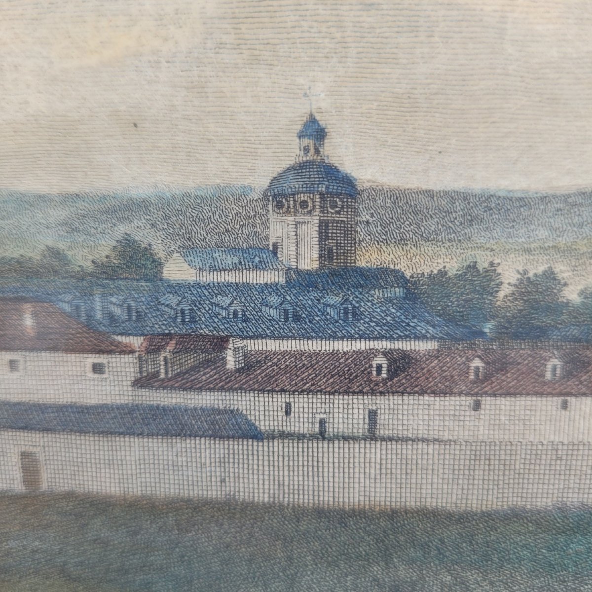 Sitio Real De Aranjuez, Engraving, 86 X 66 Cm, 19th Century-photo-3
