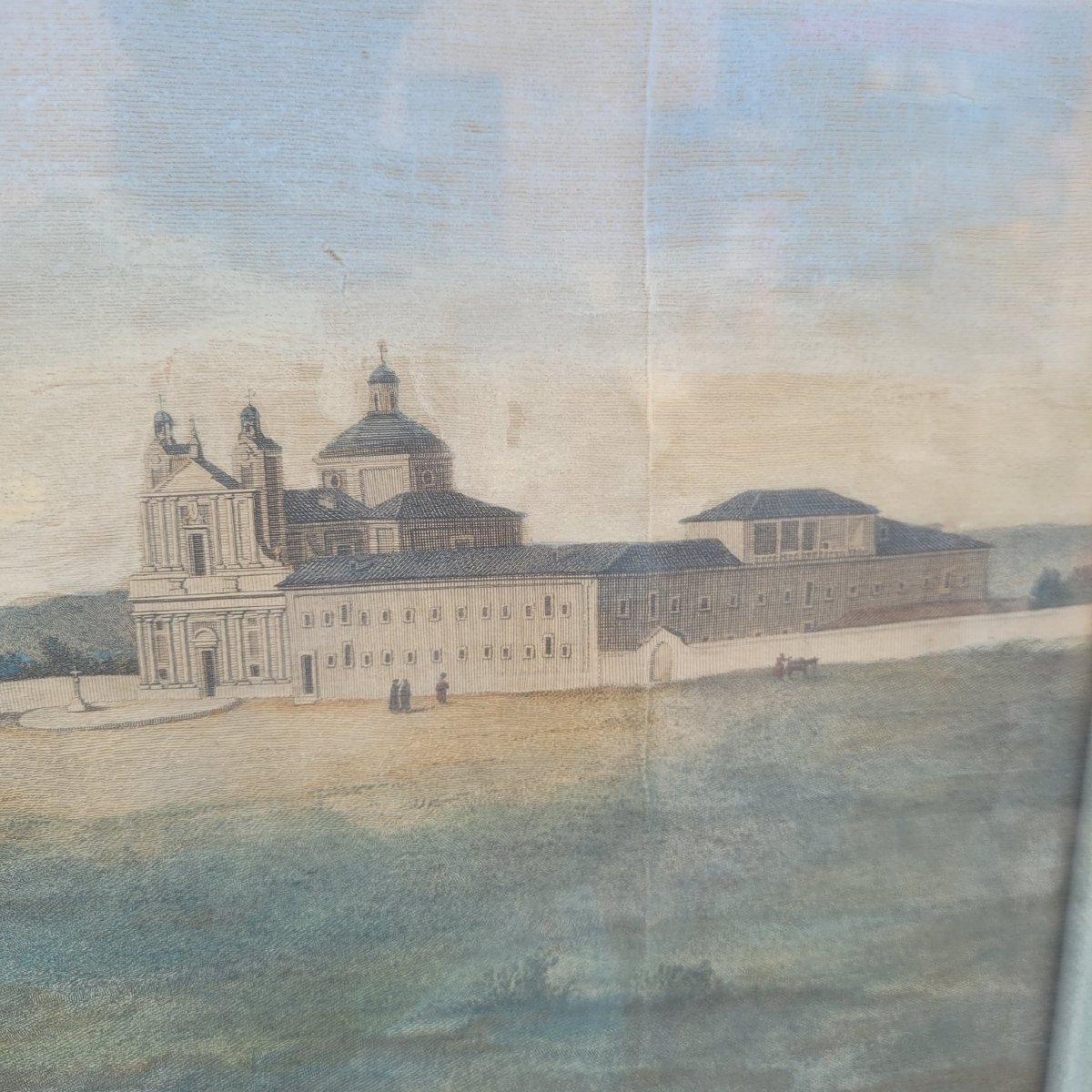 Sitio Real De Aranjuez, Engraving, 86 X 66 Cm, 19th Century-photo-7