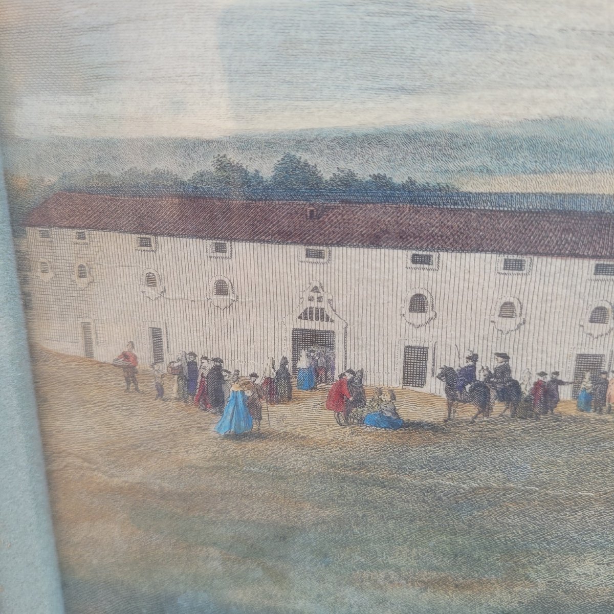 Sitio Real De Aranjuez, Engraving, 86 X 66 Cm, 19th Century-photo-8